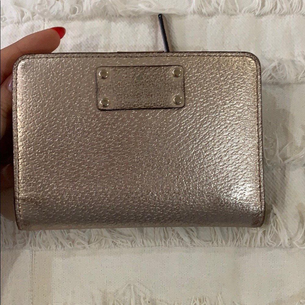Rose gold Kate spade wallet